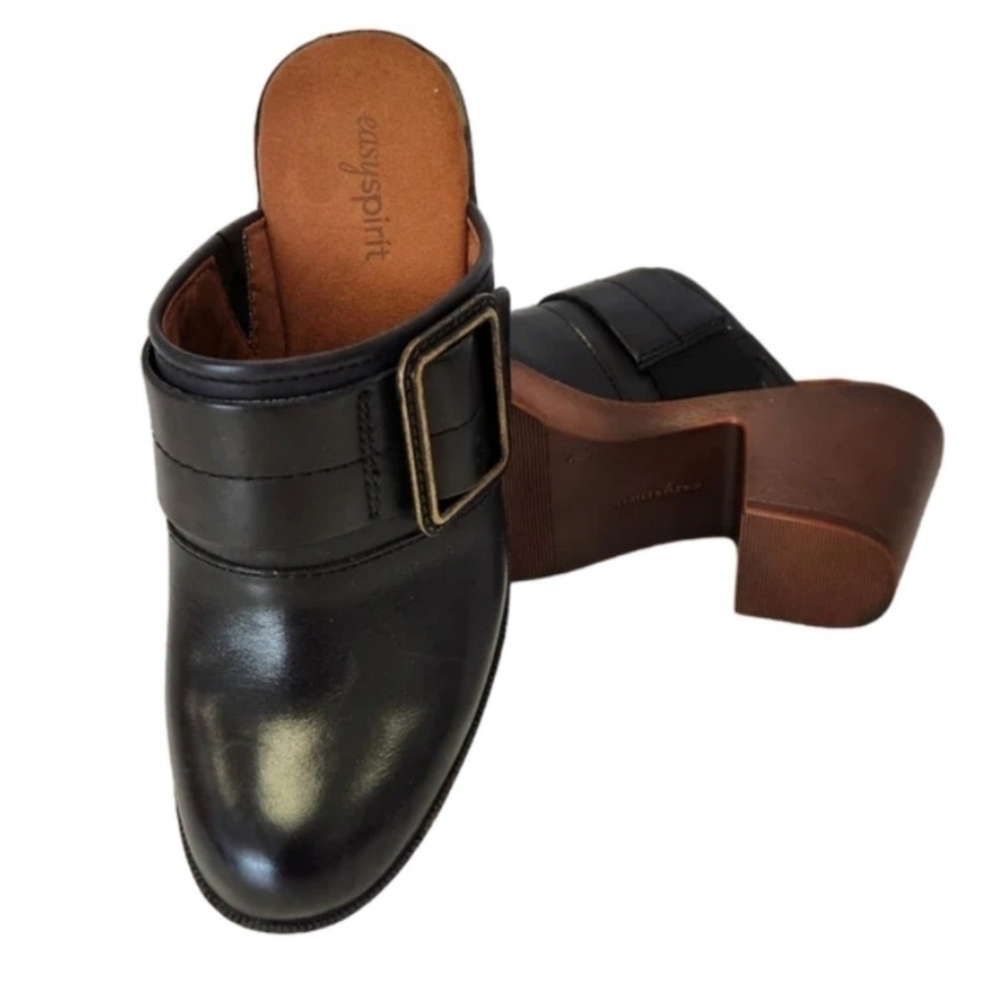 Easy Spirit Black and Brown Mules Comfortable Clogs